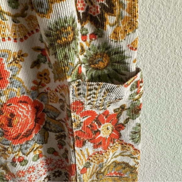Urban outfitters multicolored Penelope floral corduroy high rise joggers - Picture 4 of 7